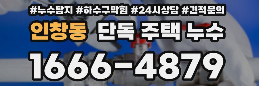 인창동 단독 주택 누수