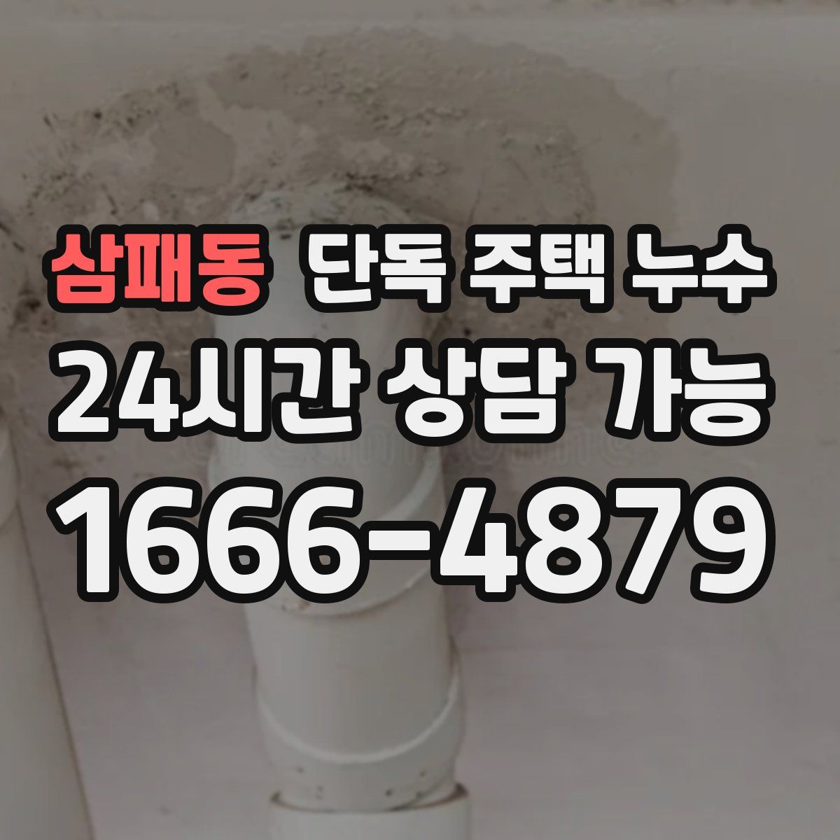 삼패동 단독 주택 누수