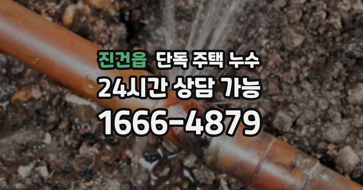 진건읍 단독 주택 누수