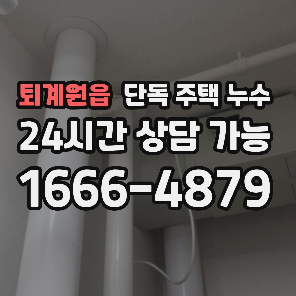 퇴계원읍 단독 주택 누수