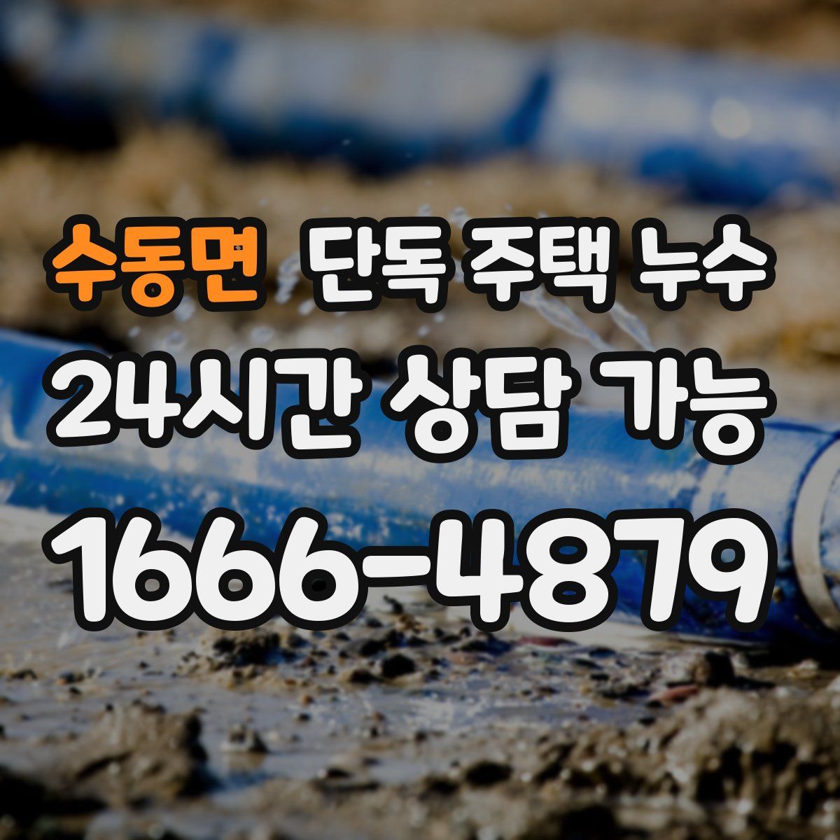 수동면 단독 주택 누수