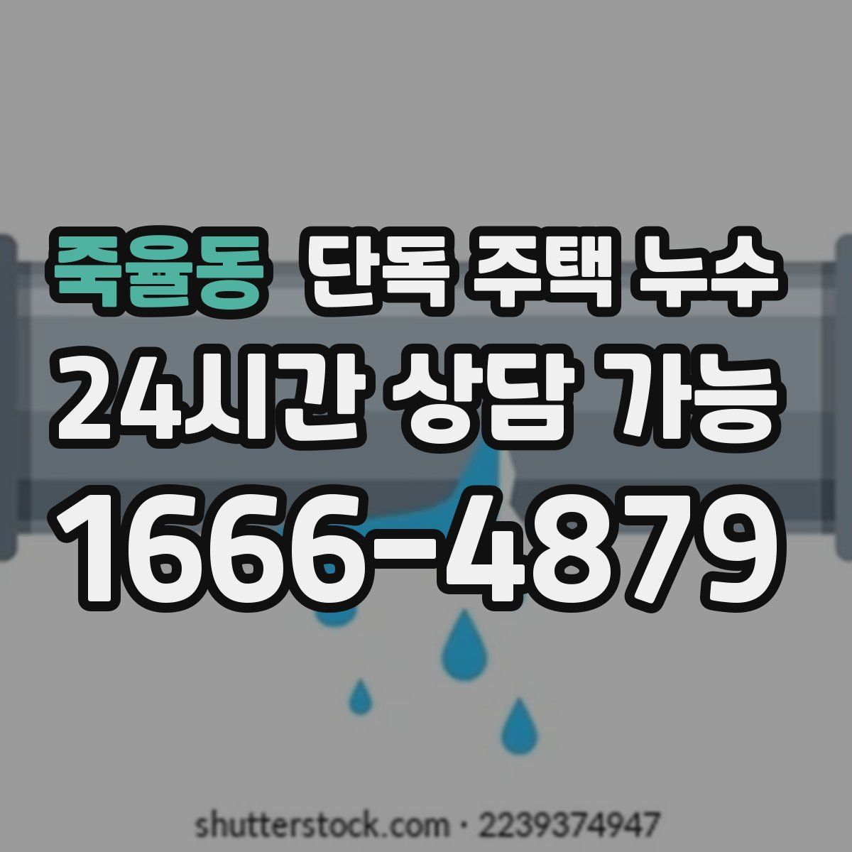 죽율동 단독 주택 누수
