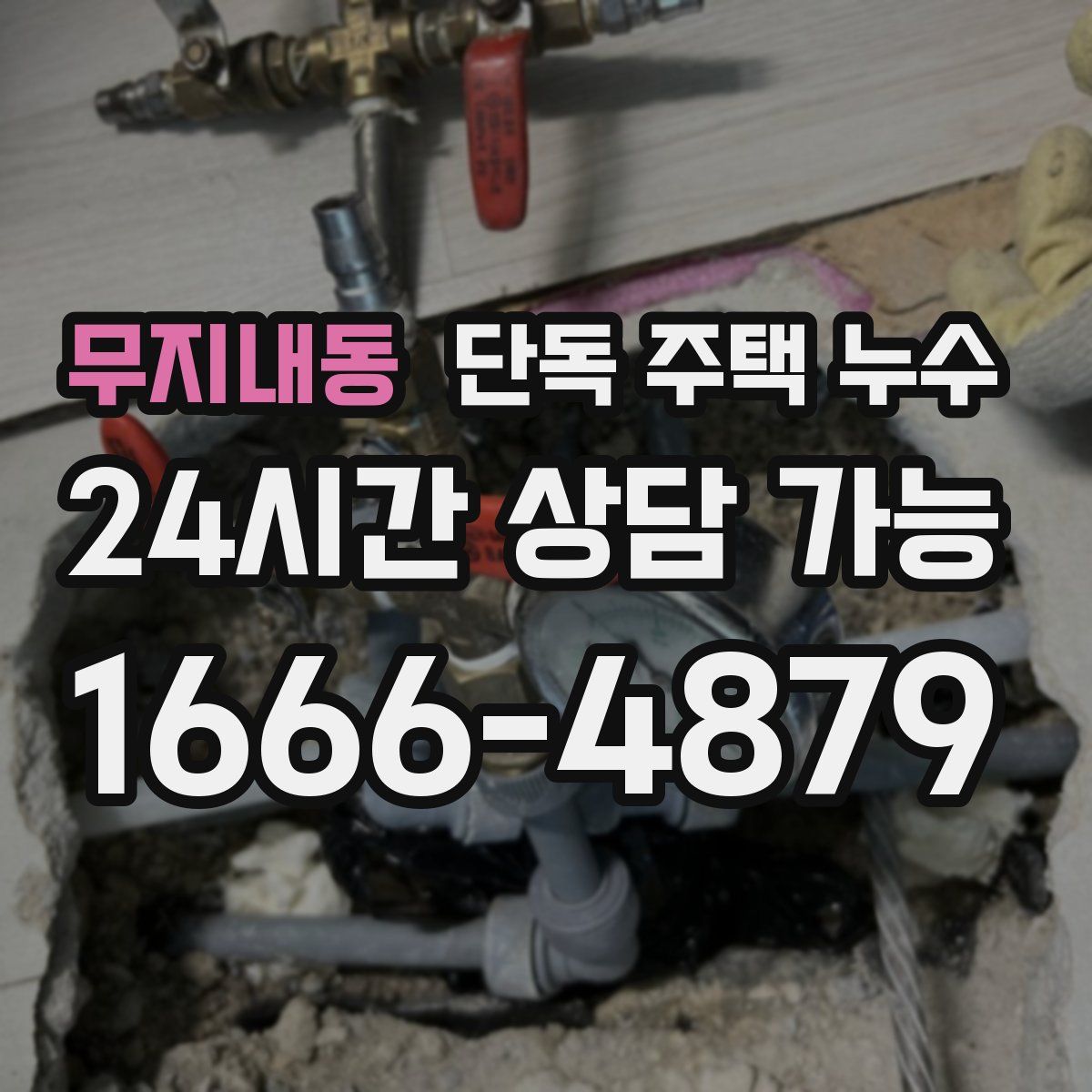 무지내동 단독 주택 누수