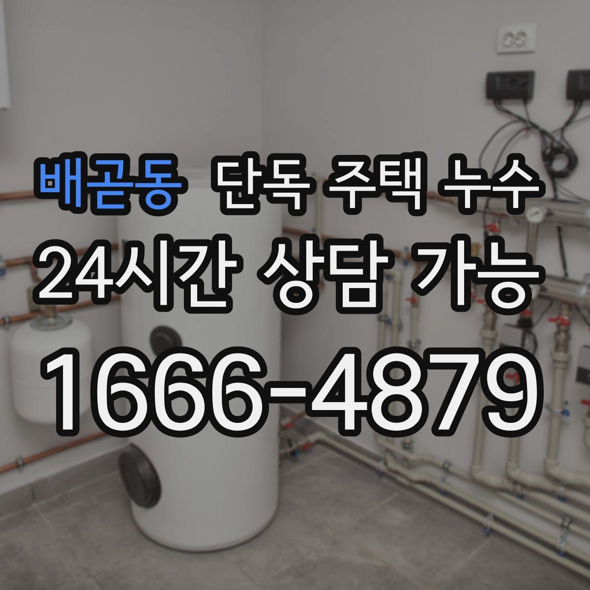 배곧동 단독 주택 누수