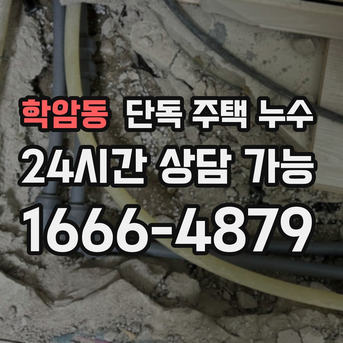 학암동 단독 주택 누수