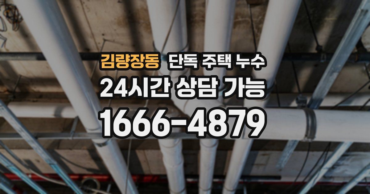 김량장동 단독 주택 누수