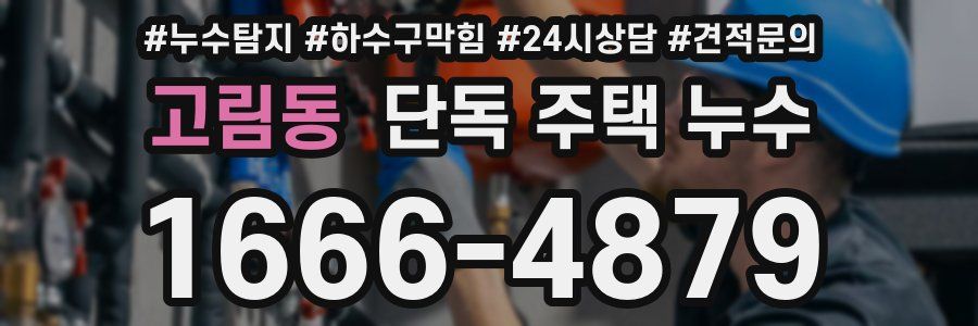 고림동 단독 주택 누수