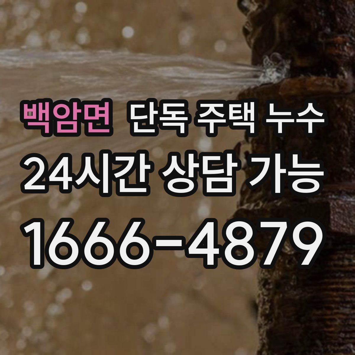 백암면 단독 주택 누수 배기구 주변 실링이 중요해지는 이유