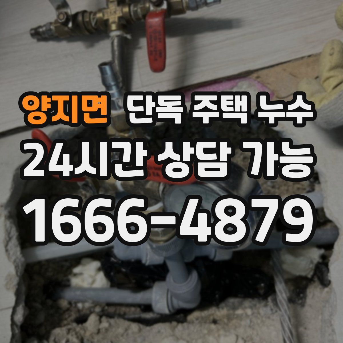 양지면 단독 주택 누수