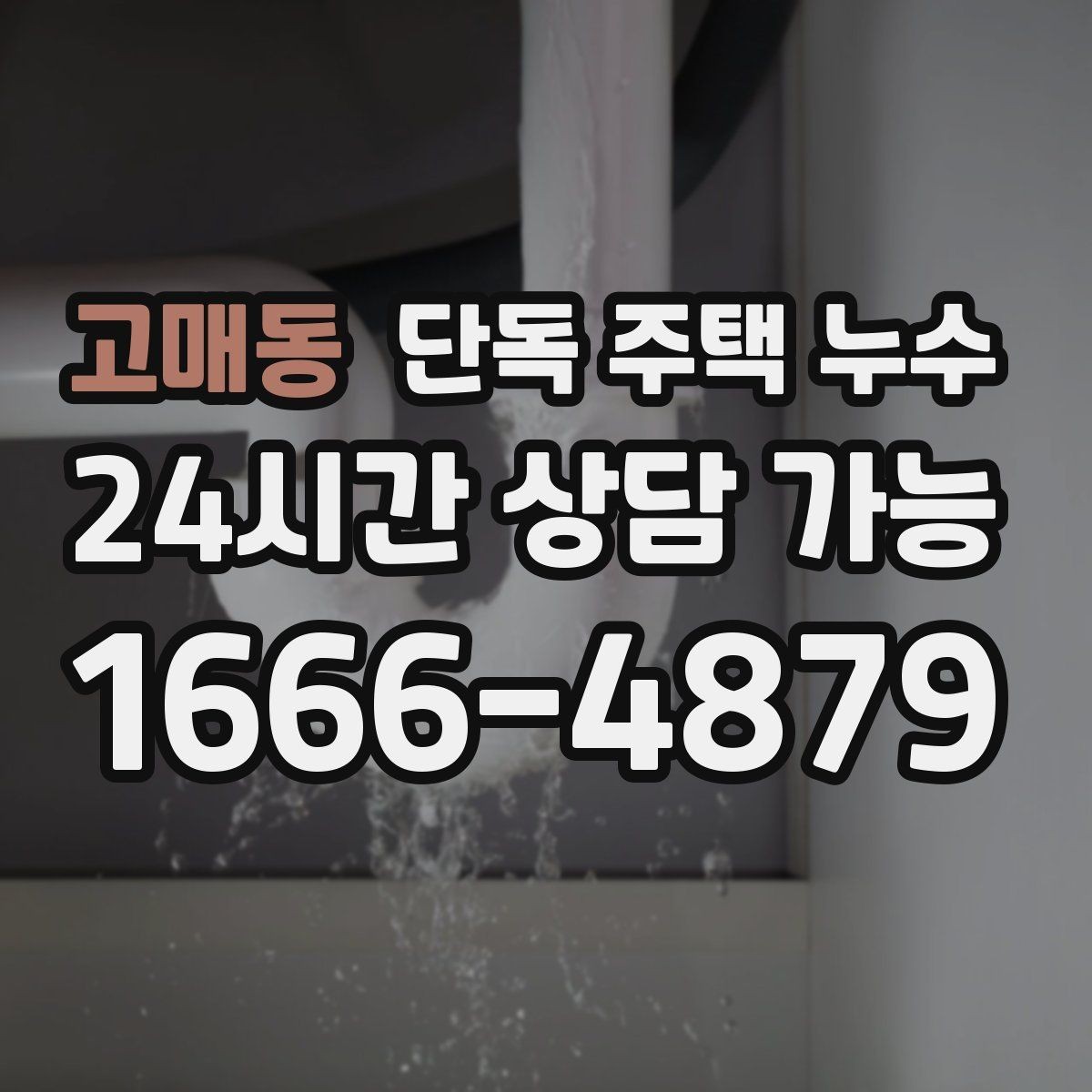 고매동 단독 주택 누수 한겨울 이후 갑자기 나타나는 증상