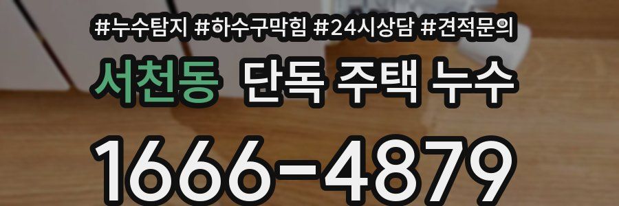 서천동 단독 주택 누수