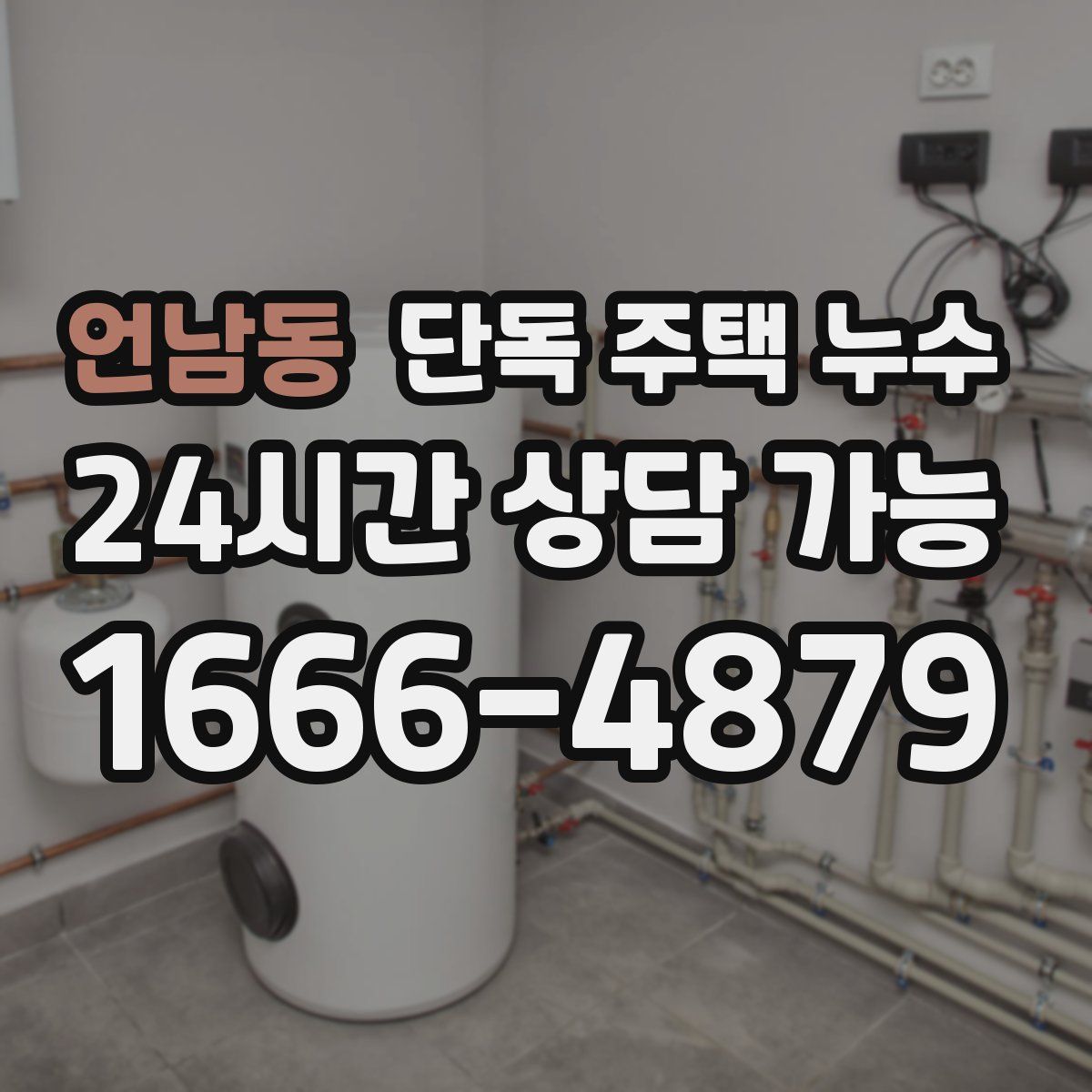 언남동 단독 주택 누수