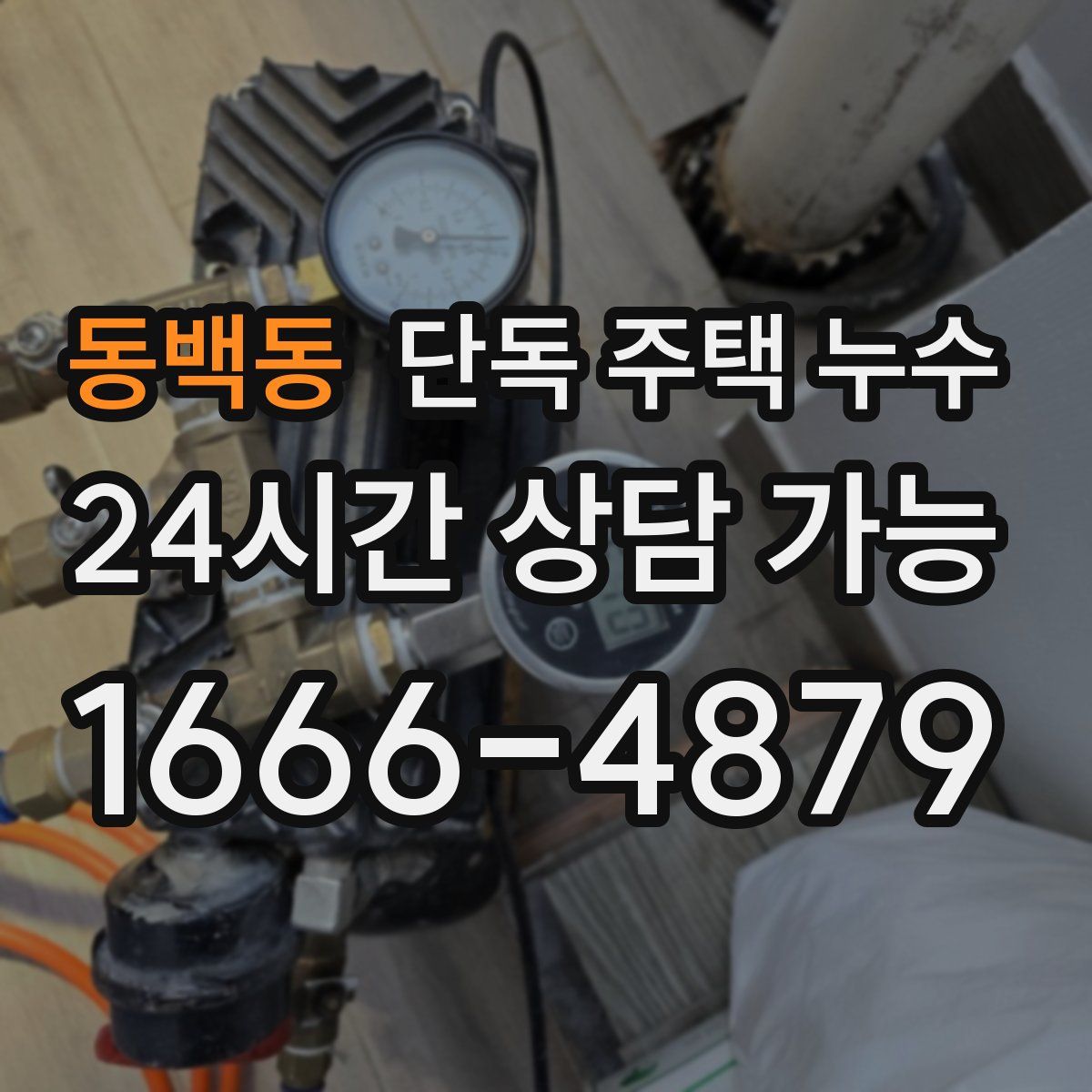 동백동 단독 주택 누수