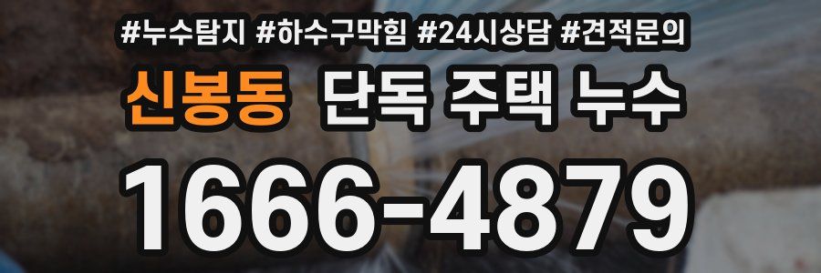 신봉동 단독 주택 누수