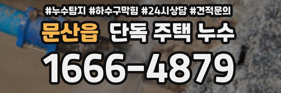 문산읍 단독 주택 누수