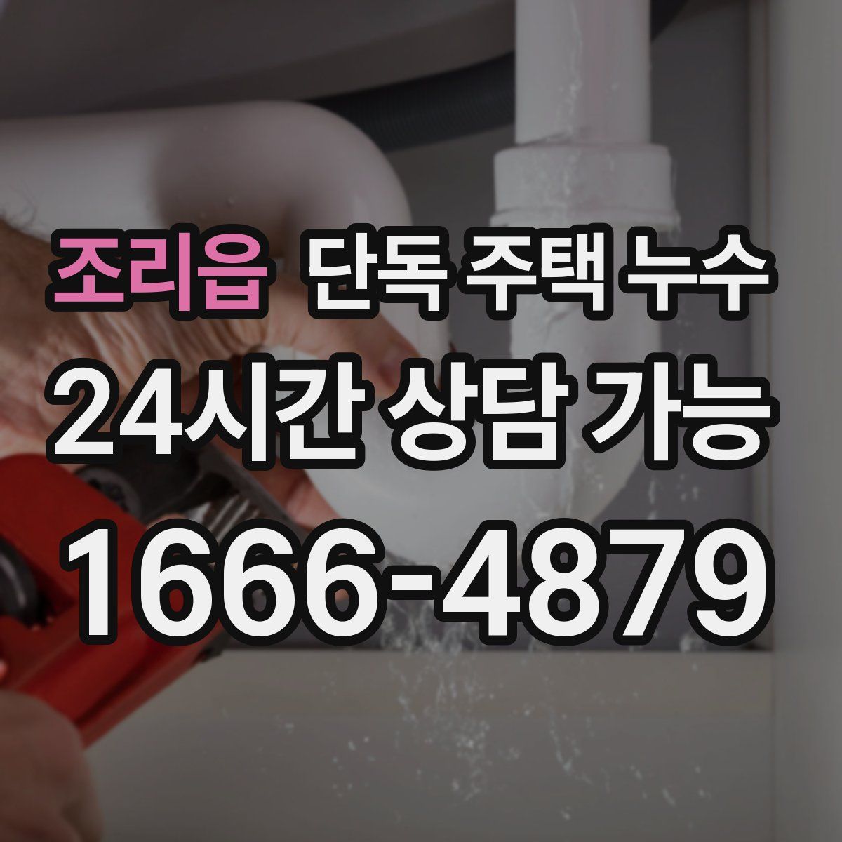 조리읍 단독 주택 누수