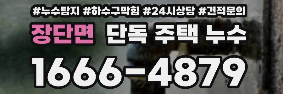 장단면 단독 주택 누수