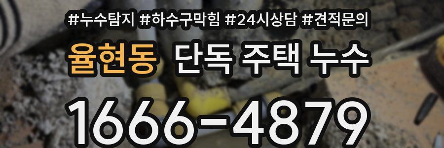 율현동 단독 주택 누수