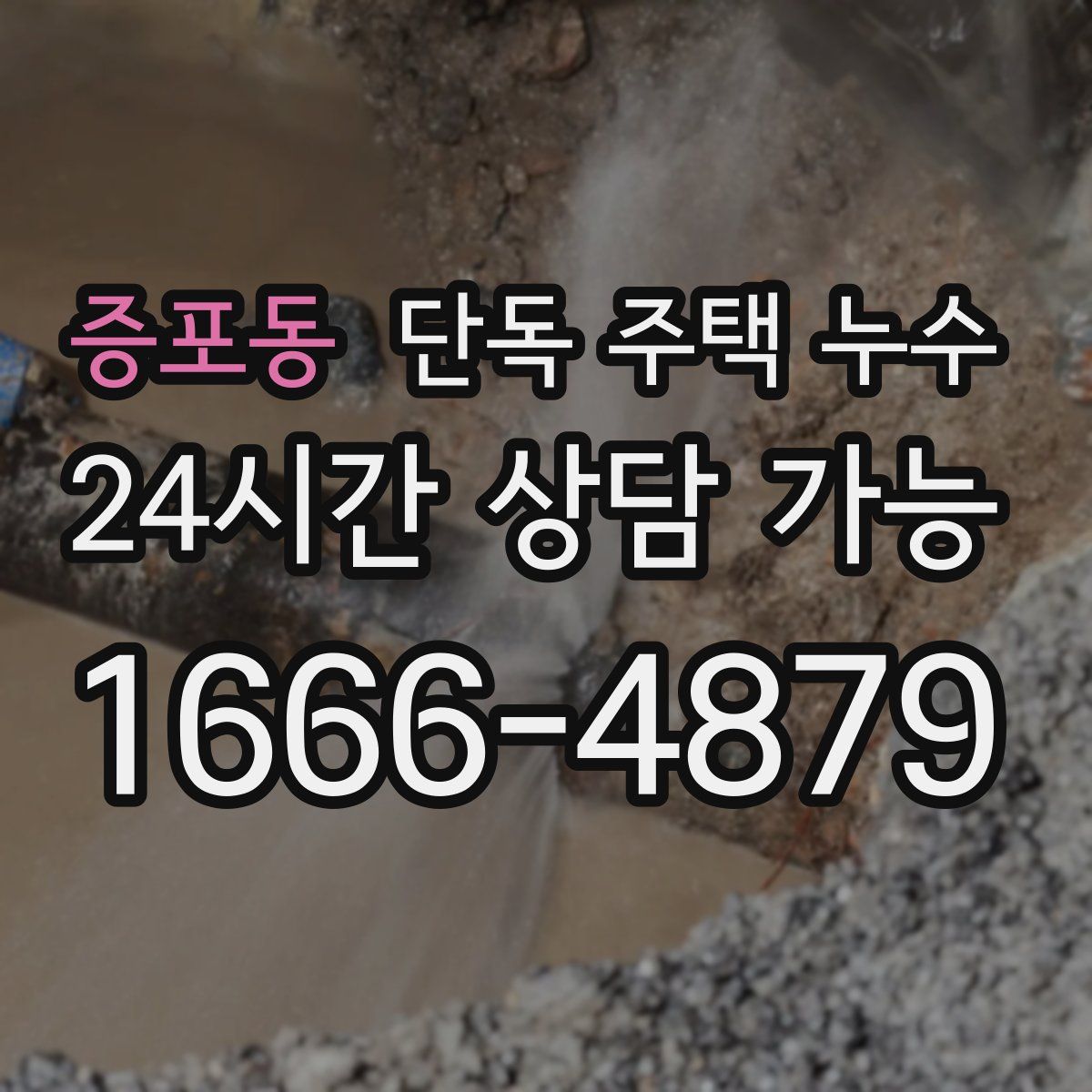 증포동 단독 주택 누수