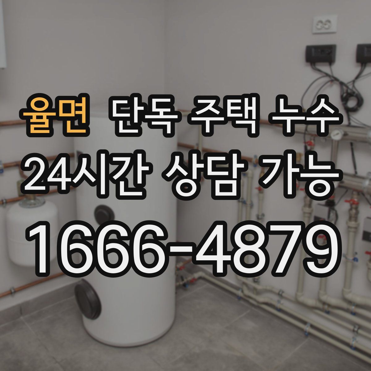 율면 단독 주택 누수