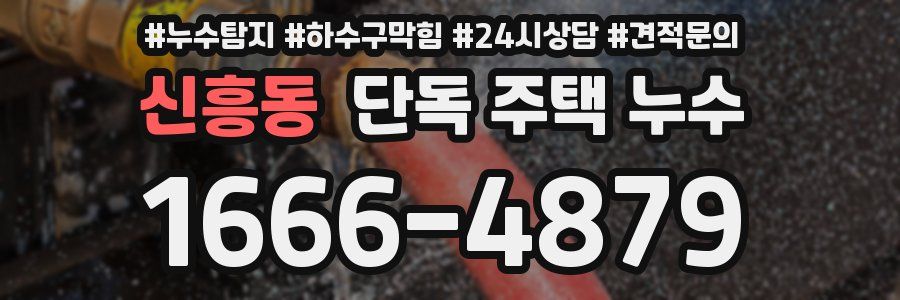 신흥동 단독 주택 누수