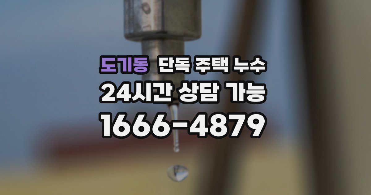 도기동 단독 주택 누수