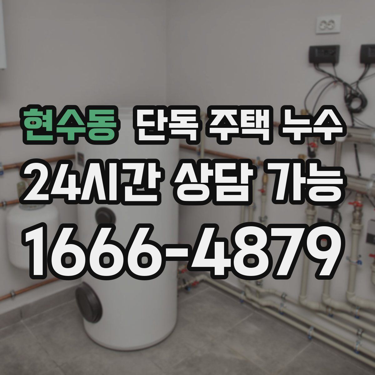 현수동 단독 주택 누수