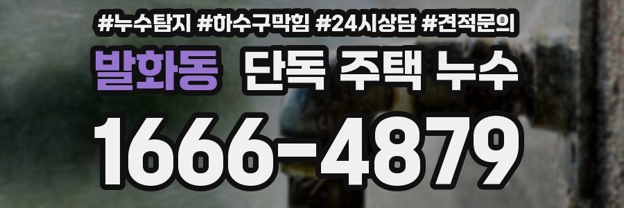 발화동 단독 주택 누수