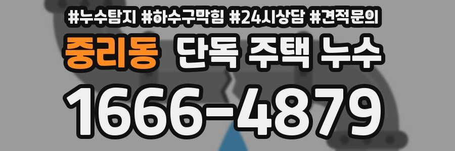 중리동 단독 주택 누수