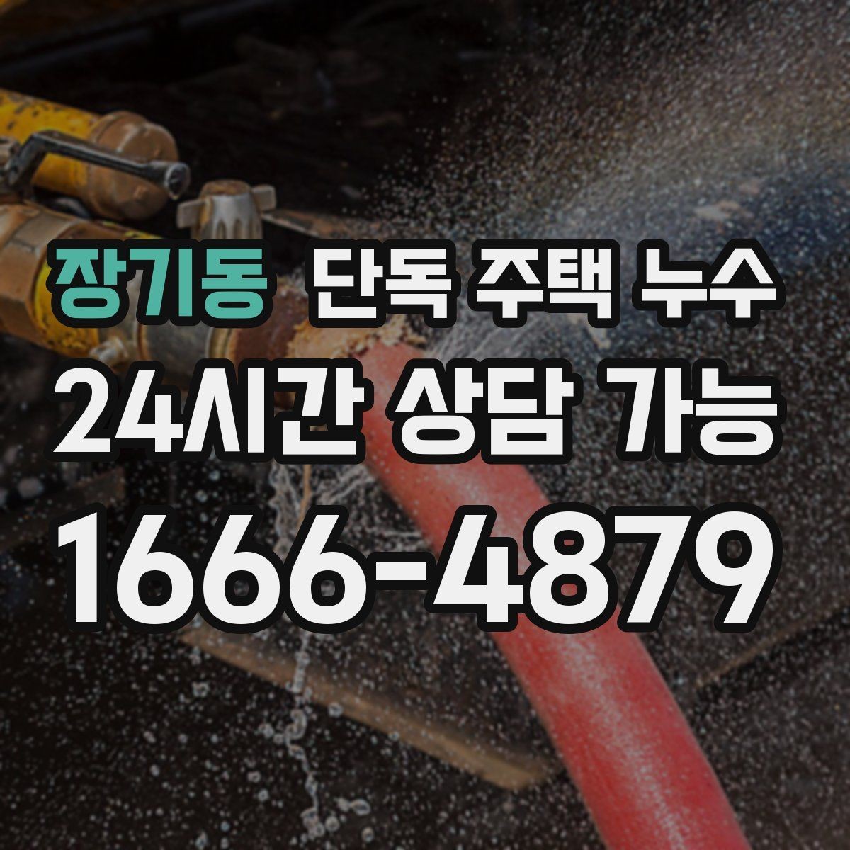 장기동 단독 주택 누수 비가 그치면 멈추는 누수의 특징