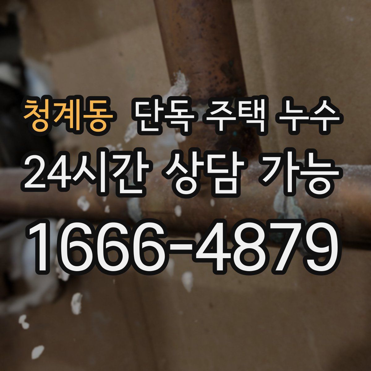 청계동 단독 주택 누수