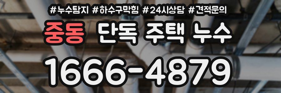 중동 단독 주택 누수