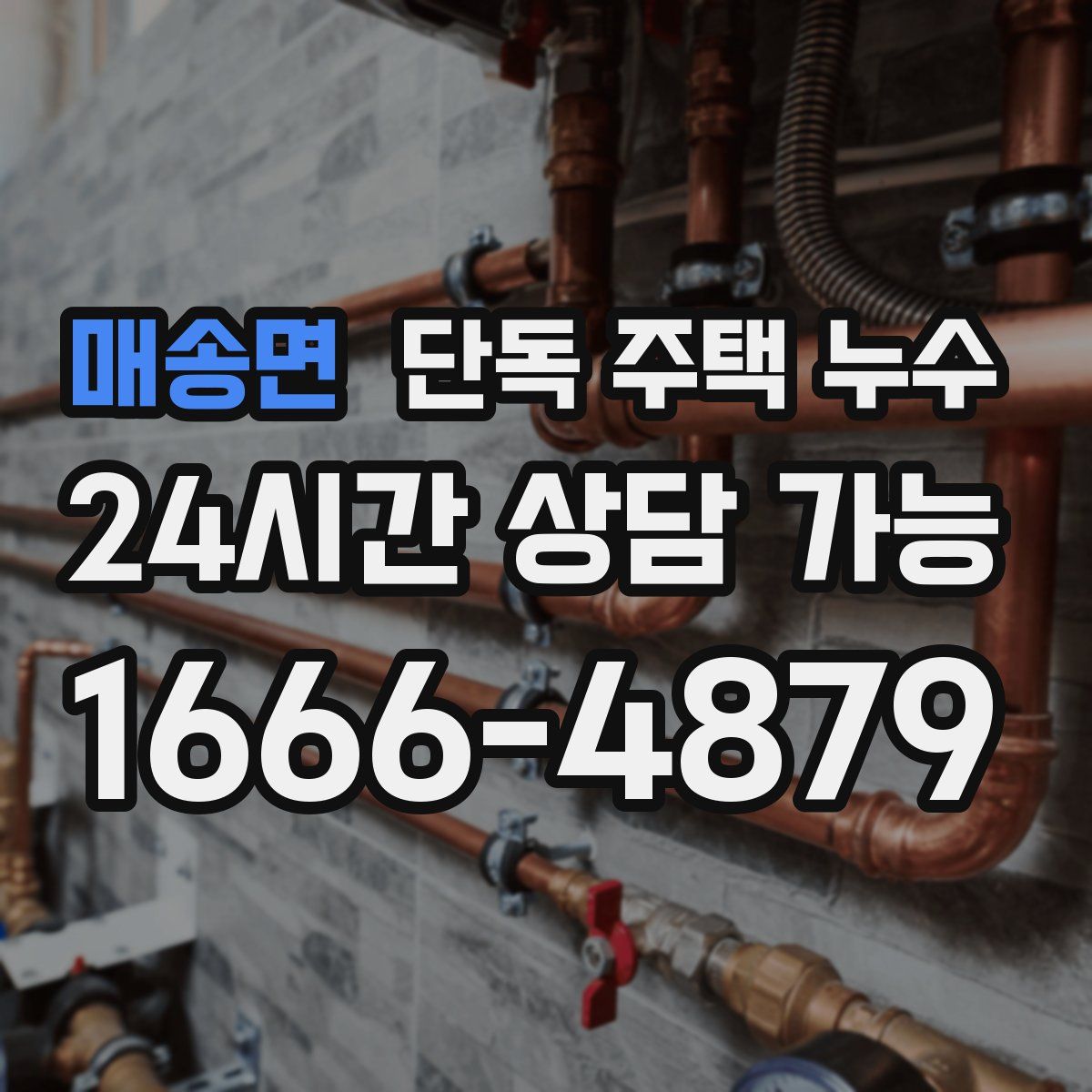 매송면 단독 주택 누수