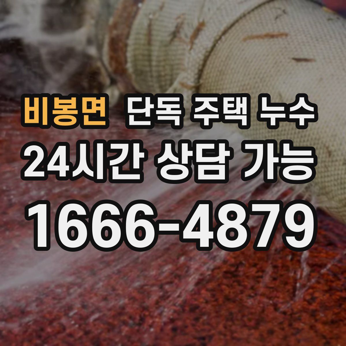 비봉면 단독 주택 누수