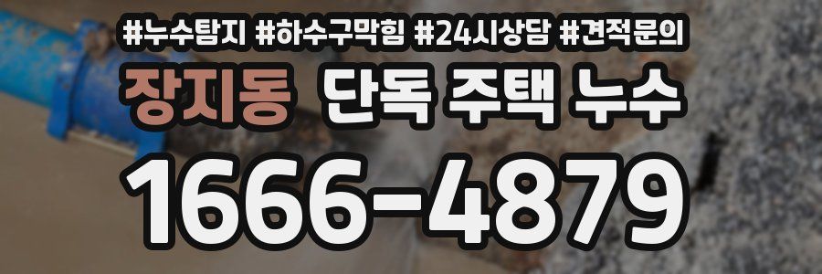 장지동 단독 주택 누수