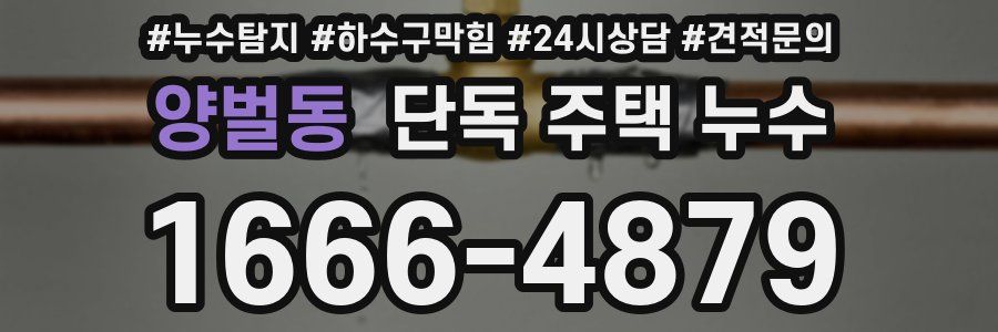 양벌동 단독 주택 누수