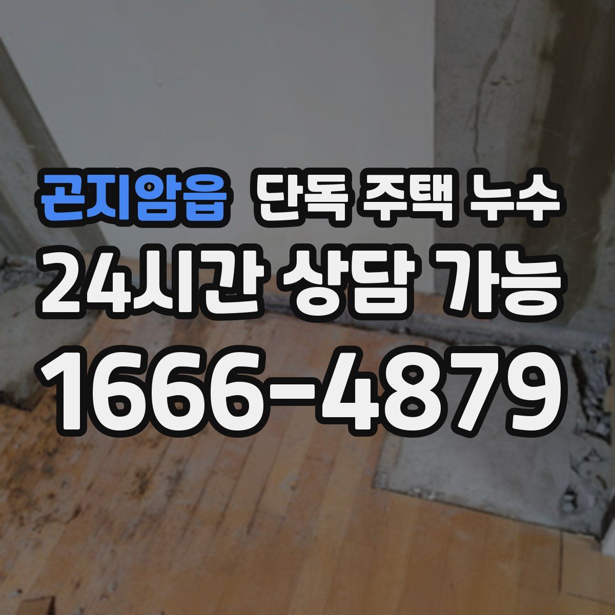 곤지암읍 단독 주택 누수