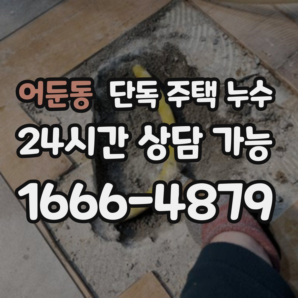 어둔동 단독 주택 누수