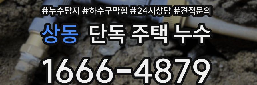 상동 단독 주택 누수