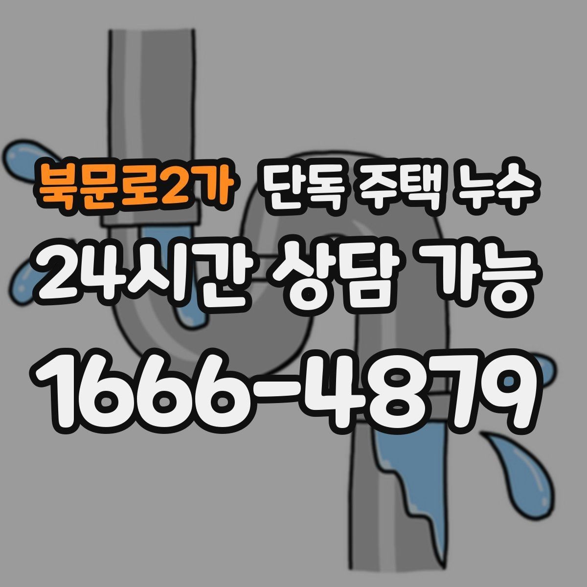북문로2가 단독 주택 누수 지붕 이음새에서 물이 들어오는 경우