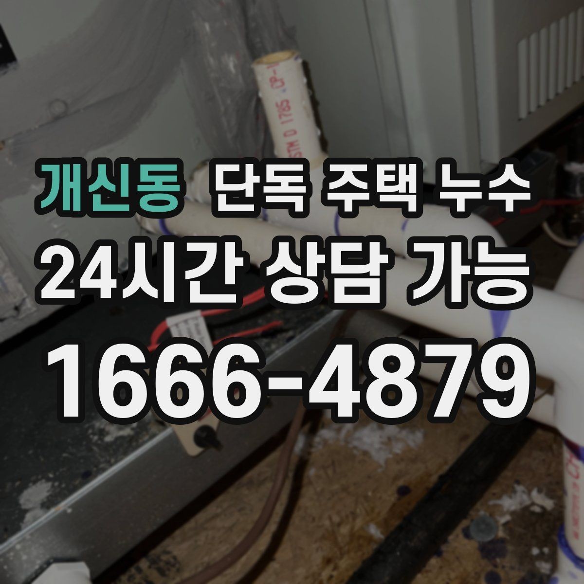 개신동 단독 주택 누수 샤워 후만 젖는 바닥 원인 찾기