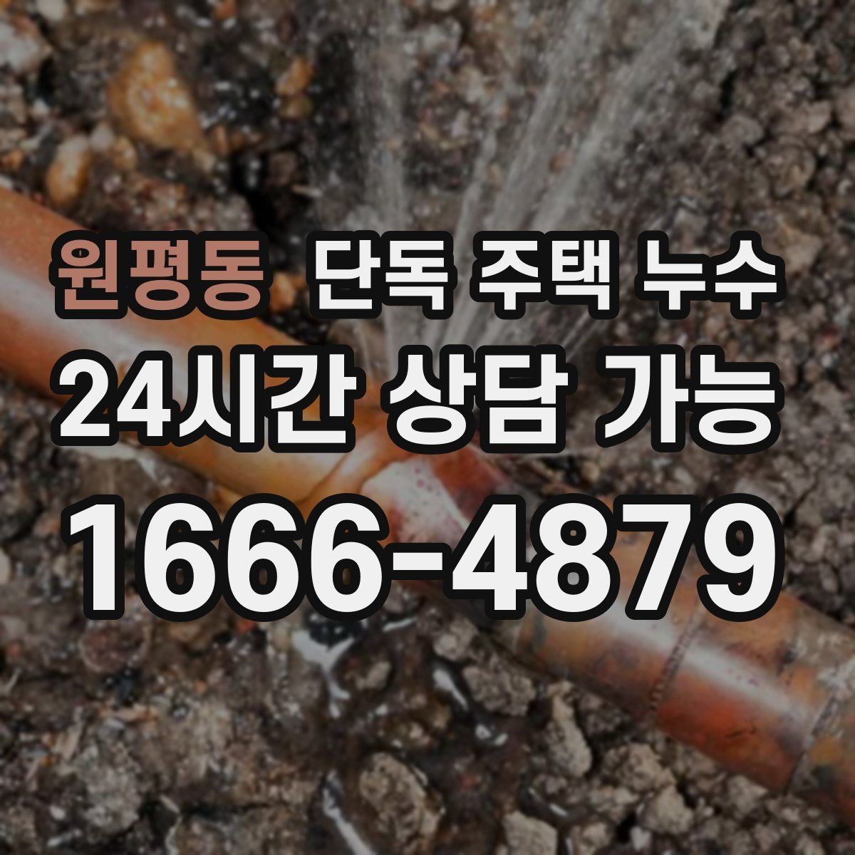 원평동 단독 주택 누수 장마철에 갑자기 발생하는 대표 원인