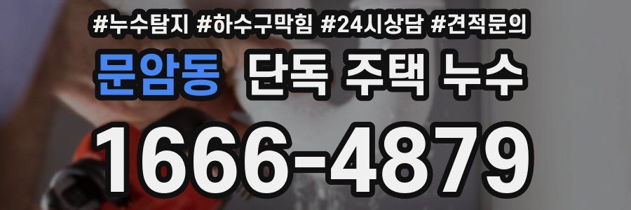 문암동 단독 주택 누수