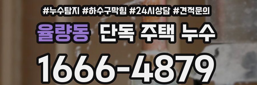 율량동 단독 주택 누수