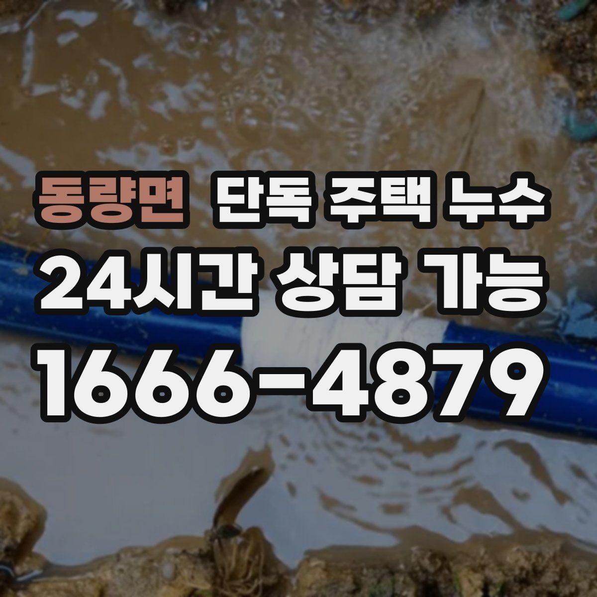 동량면 단독 주택 누수 동파 이후 미세 누수가 계속될 때