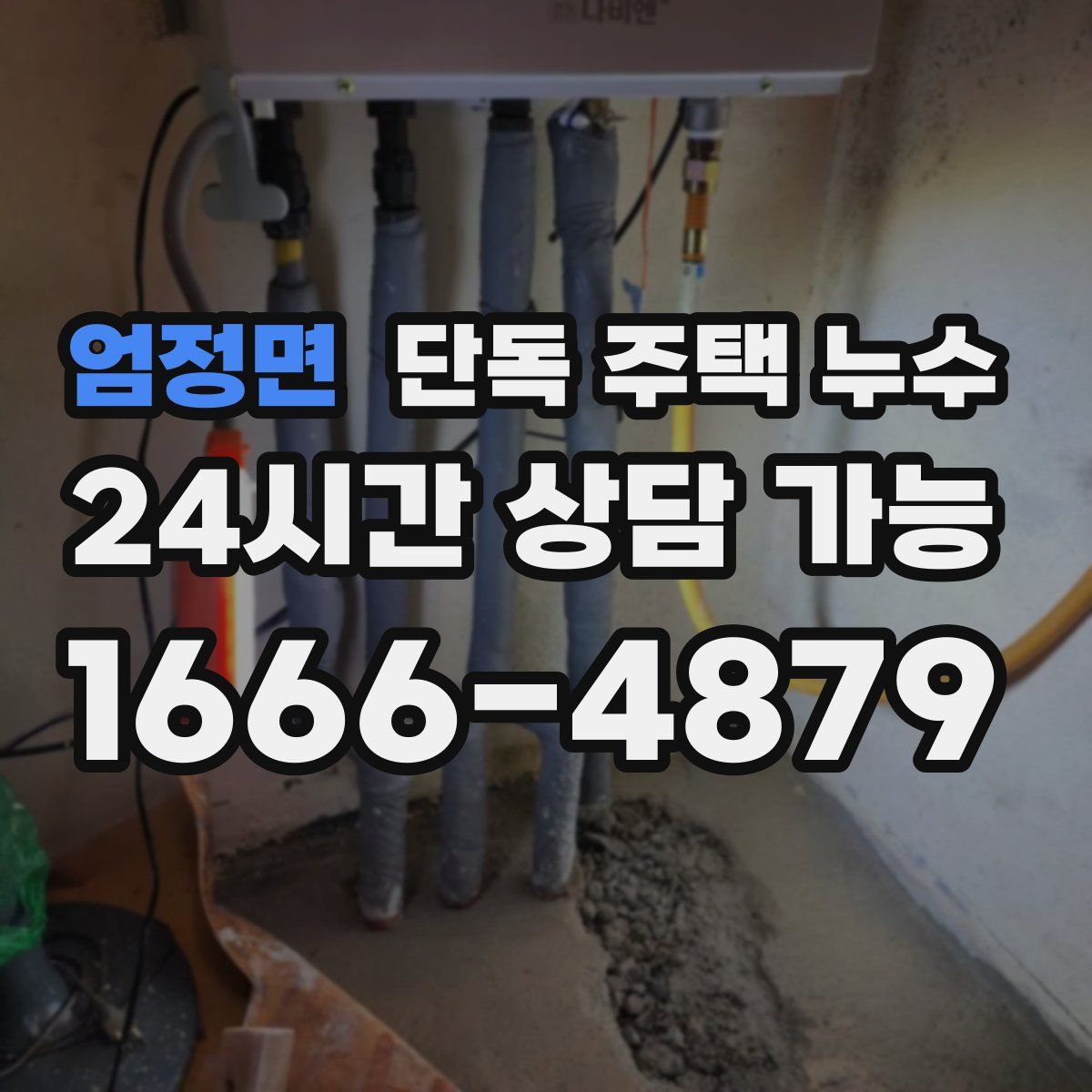 엄정면 단독 주택 누수