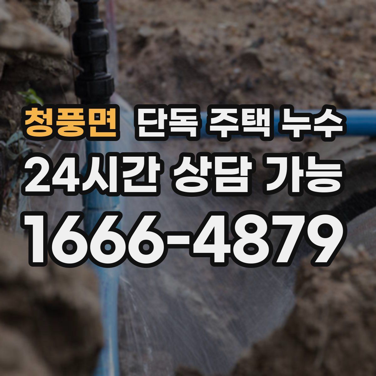 청풍면 단독 주택 누수
