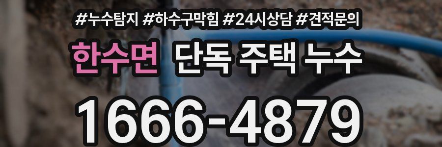 한수면 단독 주택 누수