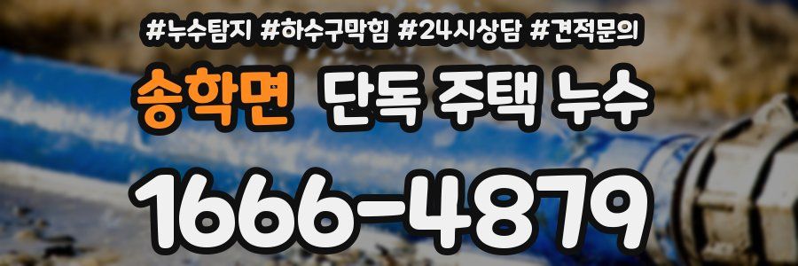 송학면 단독 주택 누수