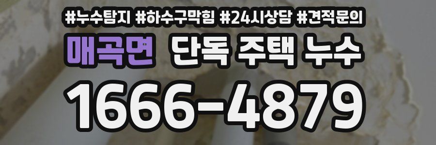 매곡면 단독 주택 누수